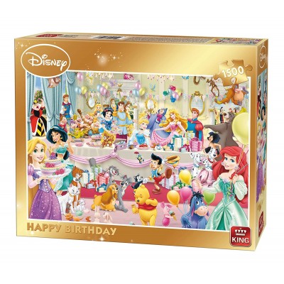 Puzzle King-Puzzle-85523 Disney - Happy Birthday