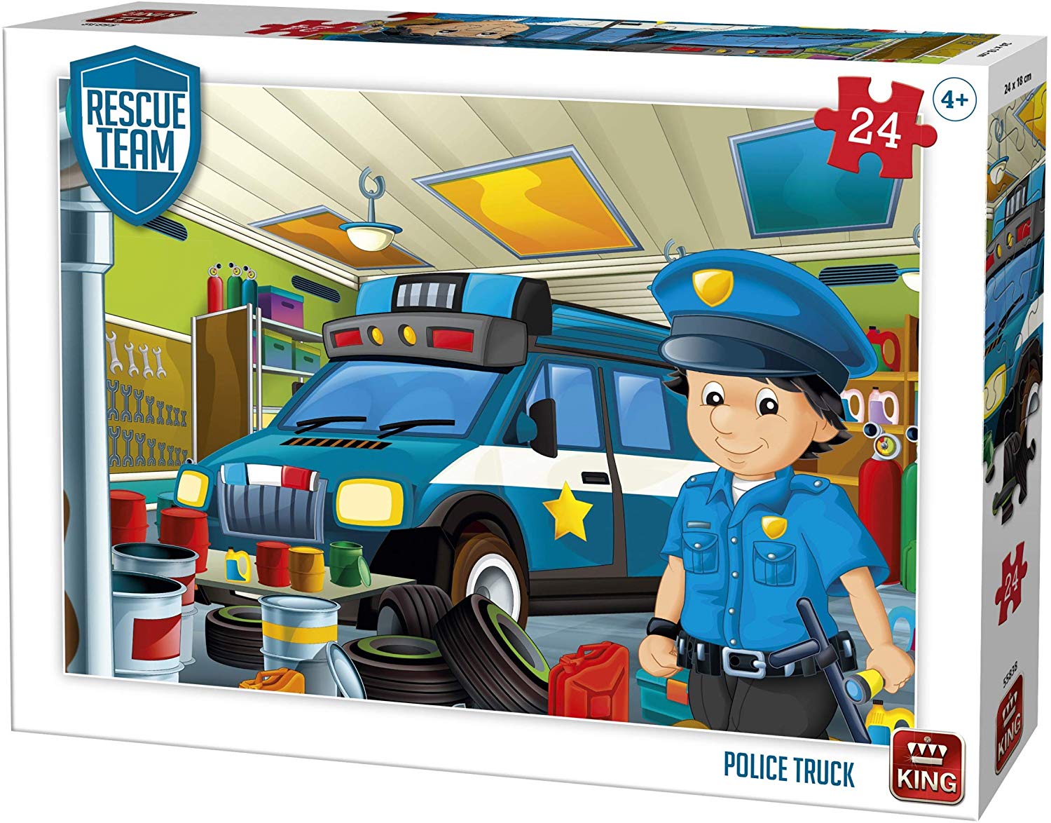 Puzzle cadre 15 pièces - La police