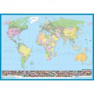 Puzzle  KS-Games-11332 Carte du Monde (en Turc)