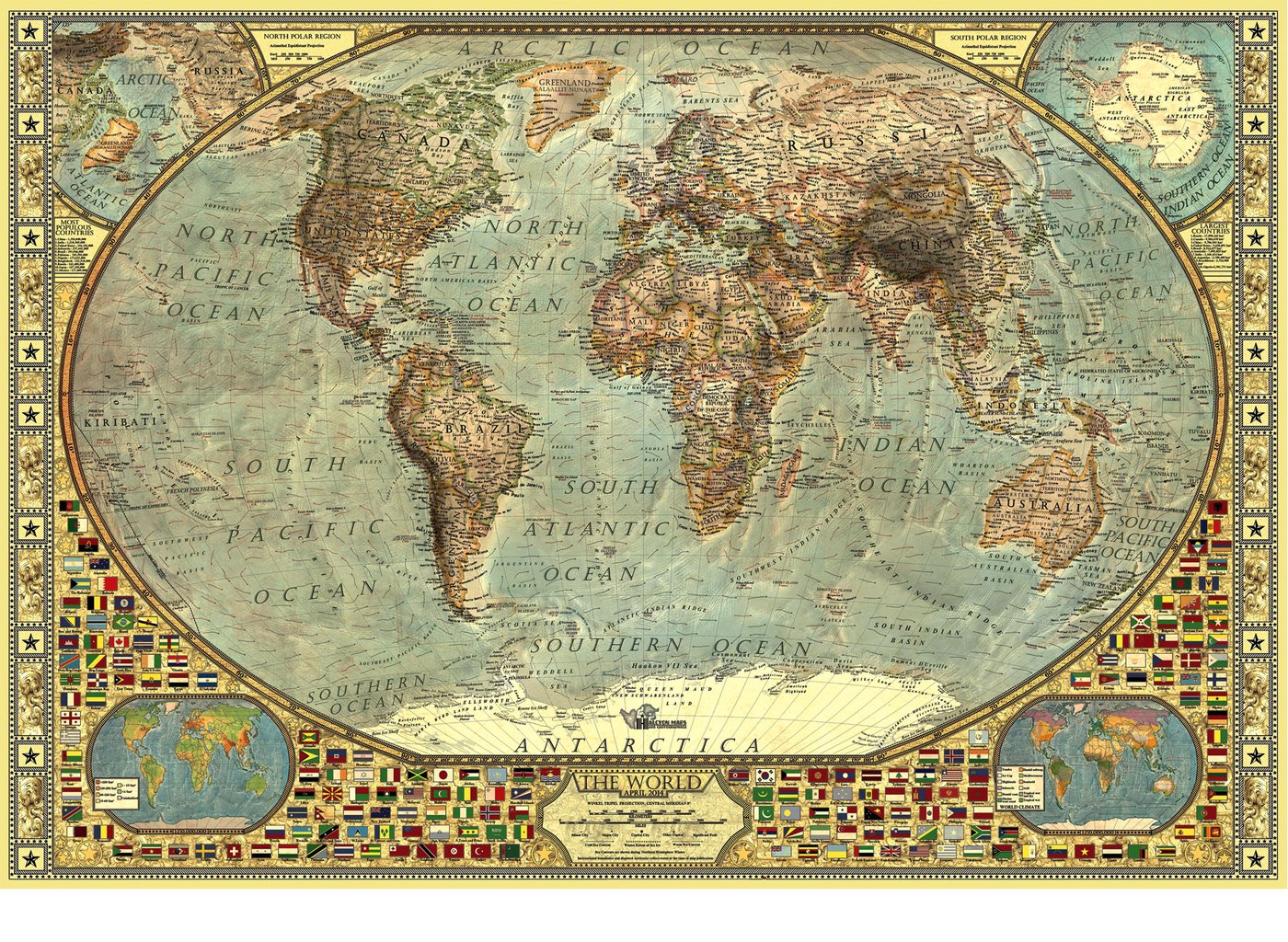 world map puzzle 3935