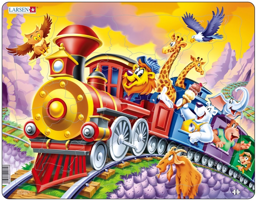 Puzzle Cadre - Le Train des Animaux