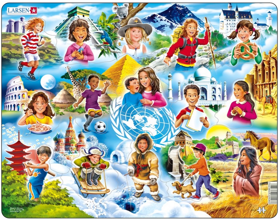 Puzzle Cadre - Enfants du Monde