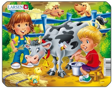 Puzzle Cadre - Vache