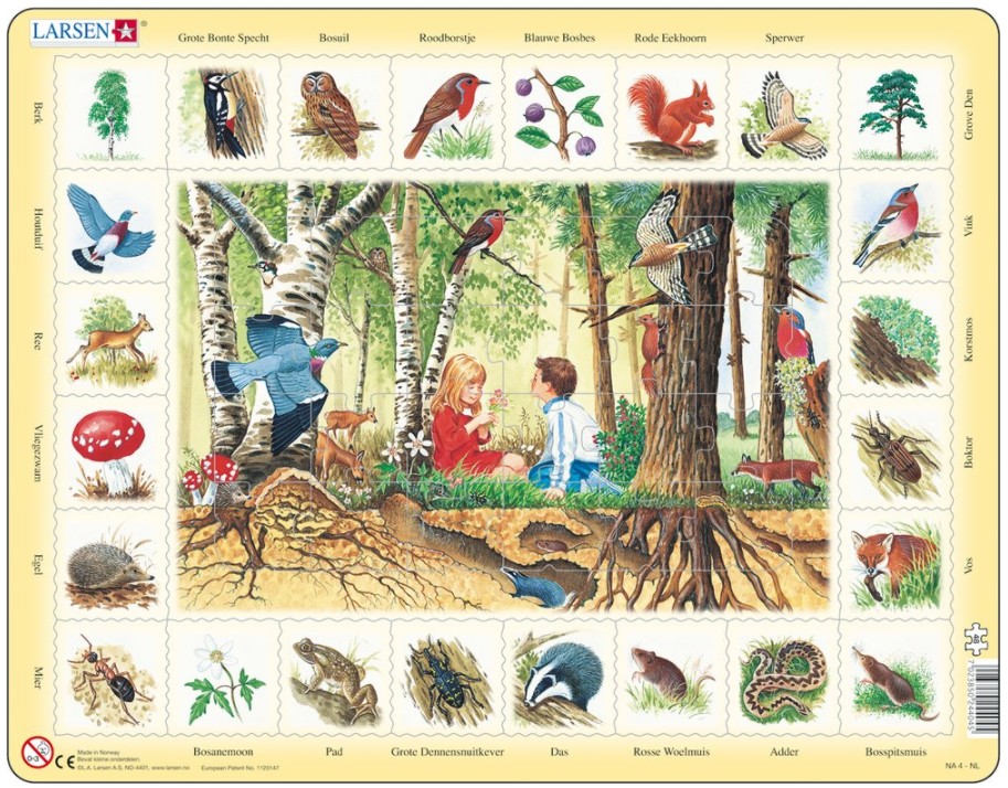 Puzzle Cadre - La Forêt (en Hollandais)