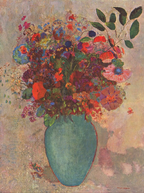Odilon Redon : Le Vase Turc, 1911