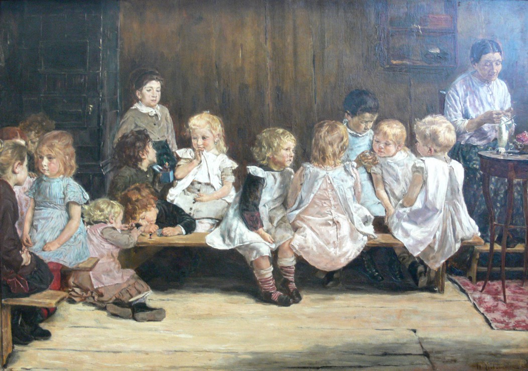 Max Liebermann Ecole Maternelle a Amsterdam 1880