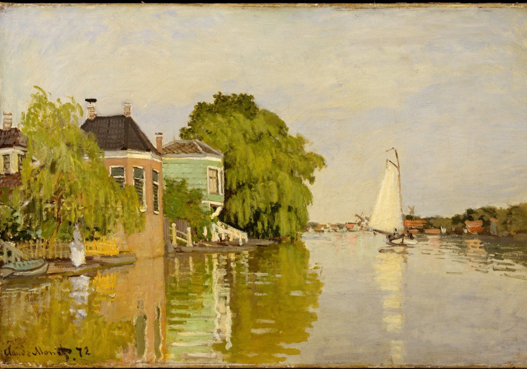 Claude Monet Maisons sur le Achterzaan 1871