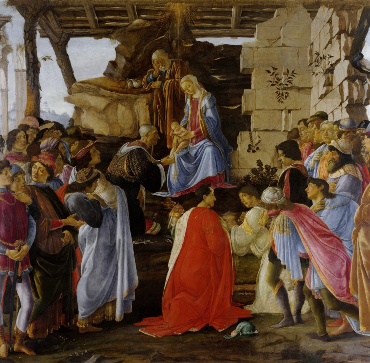 Sandro Botticelli Adoration of the Magi Zanobi Altar 1475