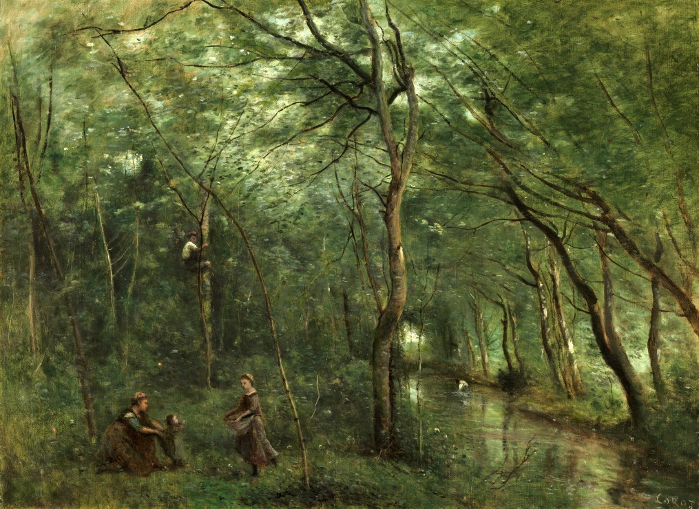 Jean Baptiste Camille Corot Les Ramasseurs dAnguille 1860 1865 
