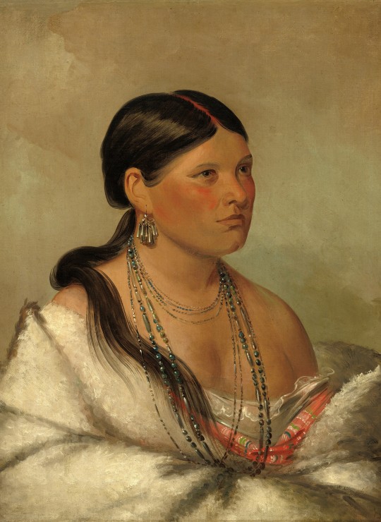 George Catlin : Femme Aigle - Shawano, 1830