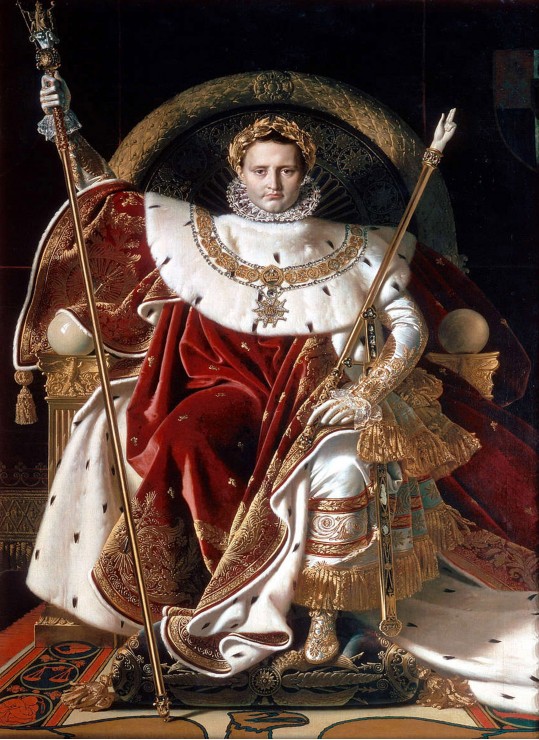 Jean-Auguste-Dominique Ingres : Napoleon sur le trône imperial, 1806