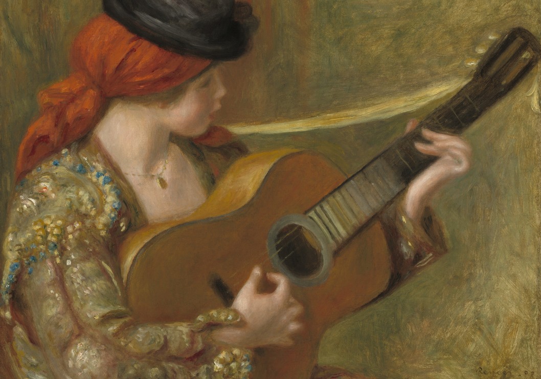 Auguste Renoir Jeune Espagnole avec une Guitare