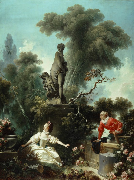 Jean-Honore Fragonard : Les Progres de l'Amour - Le rendez-vous, 1771-1773