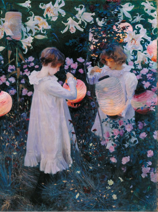 John Singer Sargent : Carnation, Lily, Lily, Rose, 1886