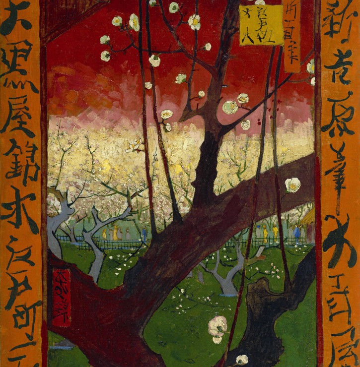 Vincent Van Gogh Japonaiserie Le Prunier en Fleurs 1887