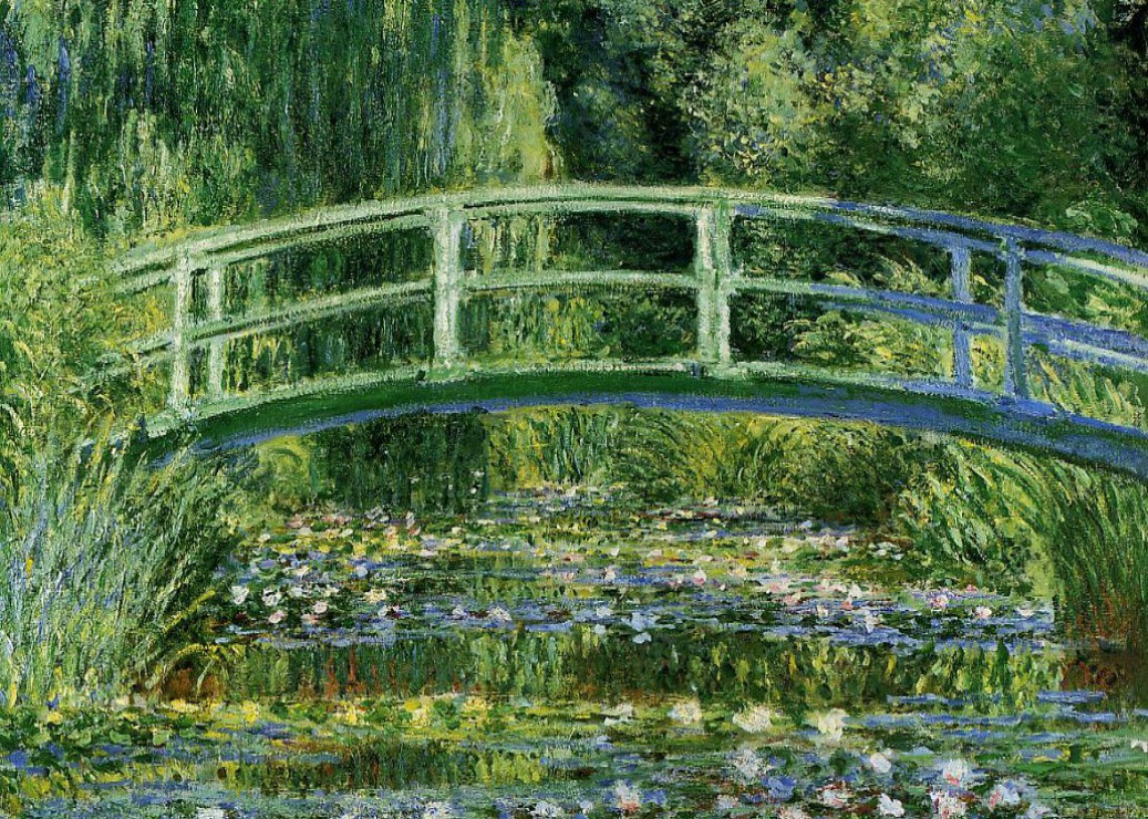 Pieces Magnetiques Monet Claude Le Bassin aux Nympheas et le Pont Japonais 1897 1899