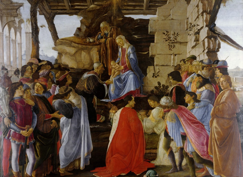 Sandro Botticelli Adoration of the Magi Zanobi Altar 1475