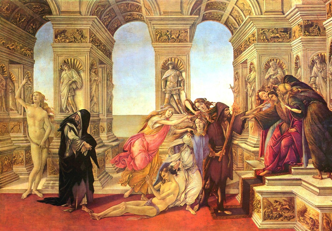Sandro Botticelli La Calomnie dApelle 1495 1497