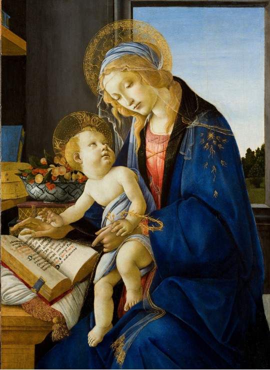 Sandro Botticelli La Madone du Livre 1480