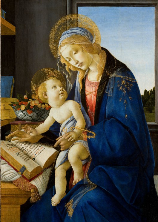 Sandro Botticelli La Madone du Livre 1480