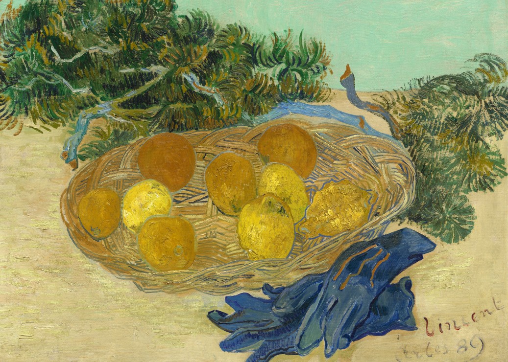 Pieces magnetiques Vincent Van Gogh Still Life of Oranges and Lemons with Blue Gloves 1889