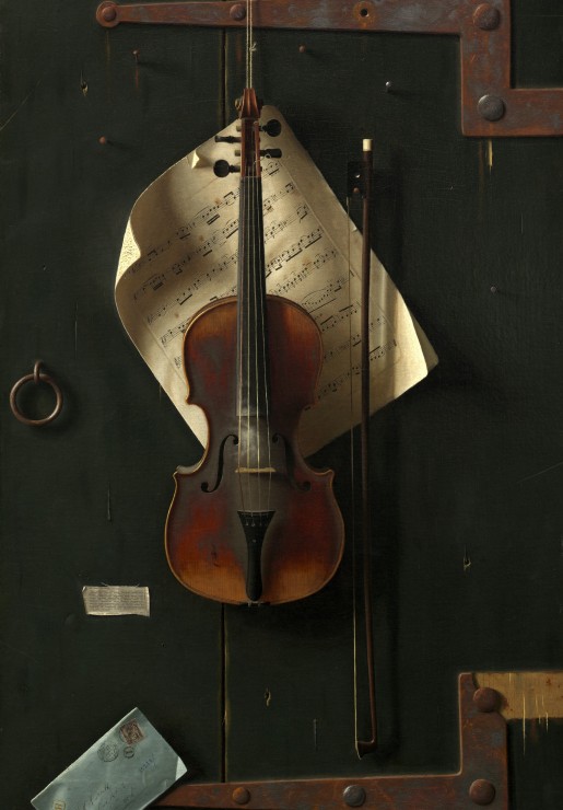 William Michael Harnett Le Vieux Violon 1886