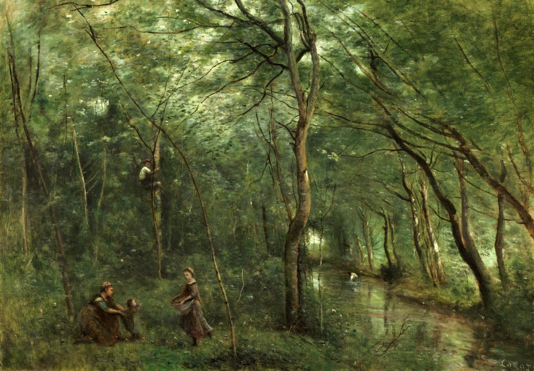 Jean Baptiste Camille Corot Les Ramasseurs dAnguille 1860 1865 