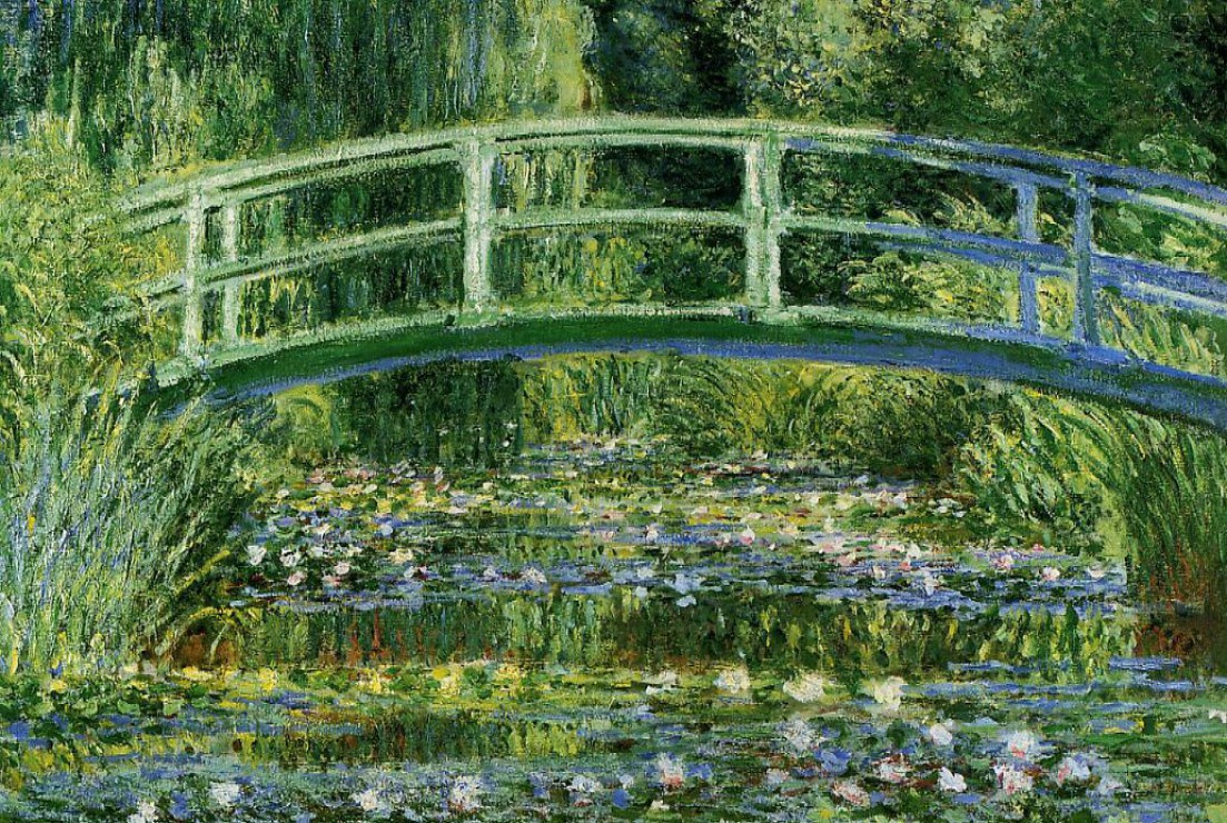 Monet Claude : Le Bassin aux Nympheas et le Pont Japonais, 1897-1899