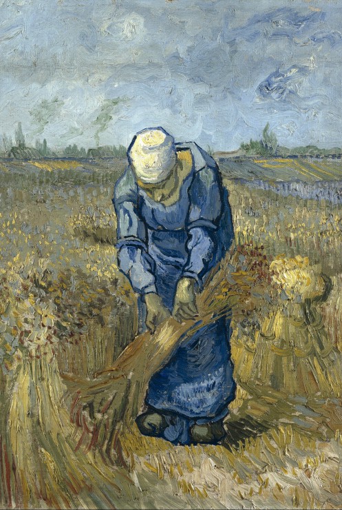Vincent Van Gogh: Femme Paysan d'après Millet