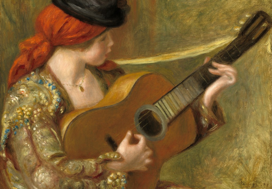 Auguste Renoir Jeune Femme Espagnole avec une Guitare 1898