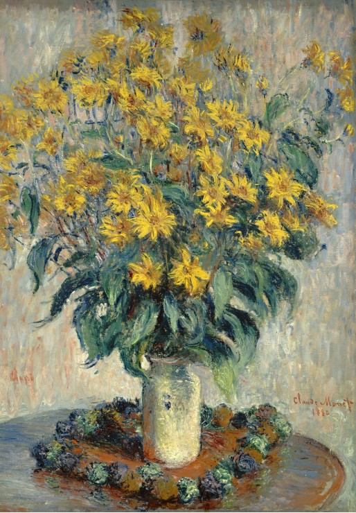 Claude Monet - Jerusalem Fleurs d