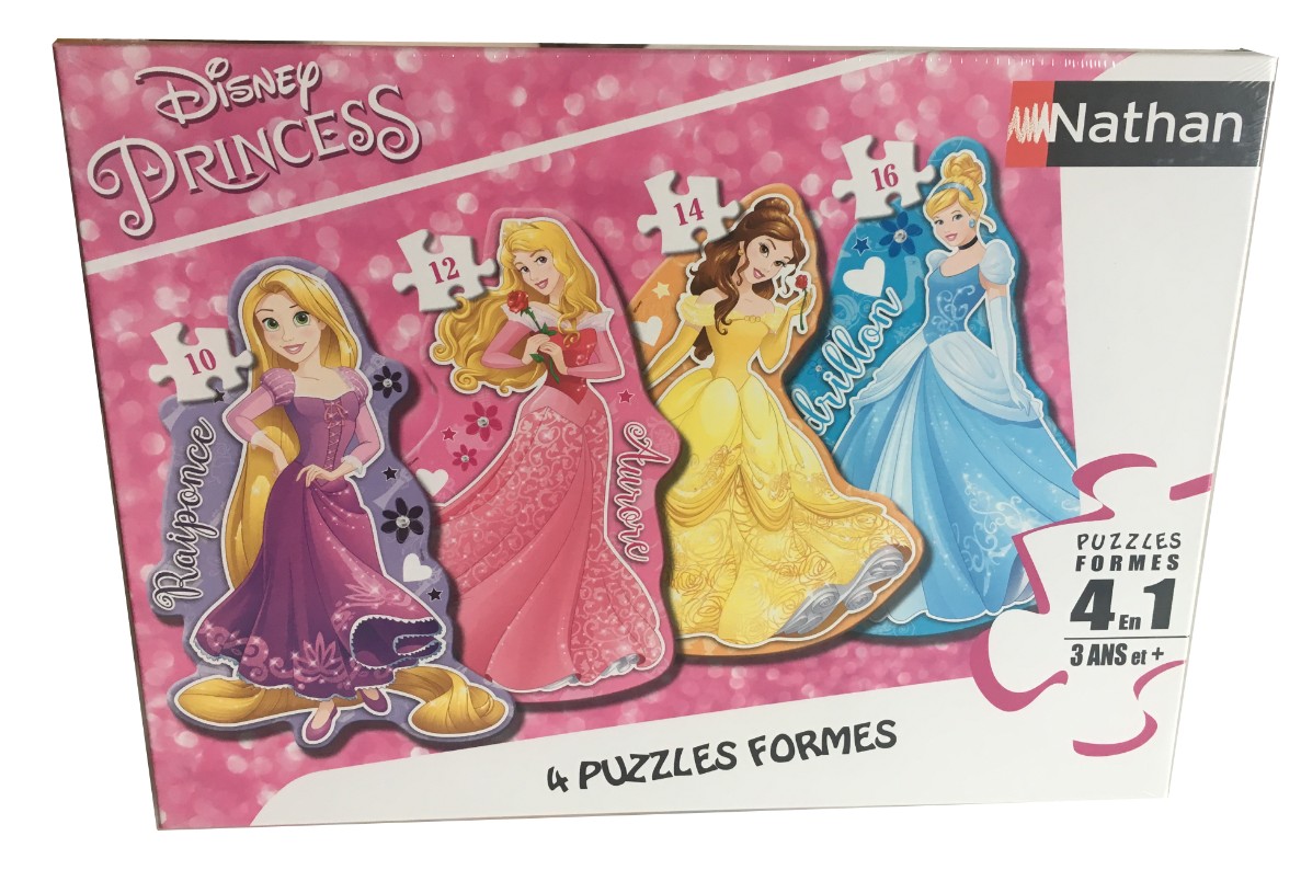4 Puzzles - Disney Princess