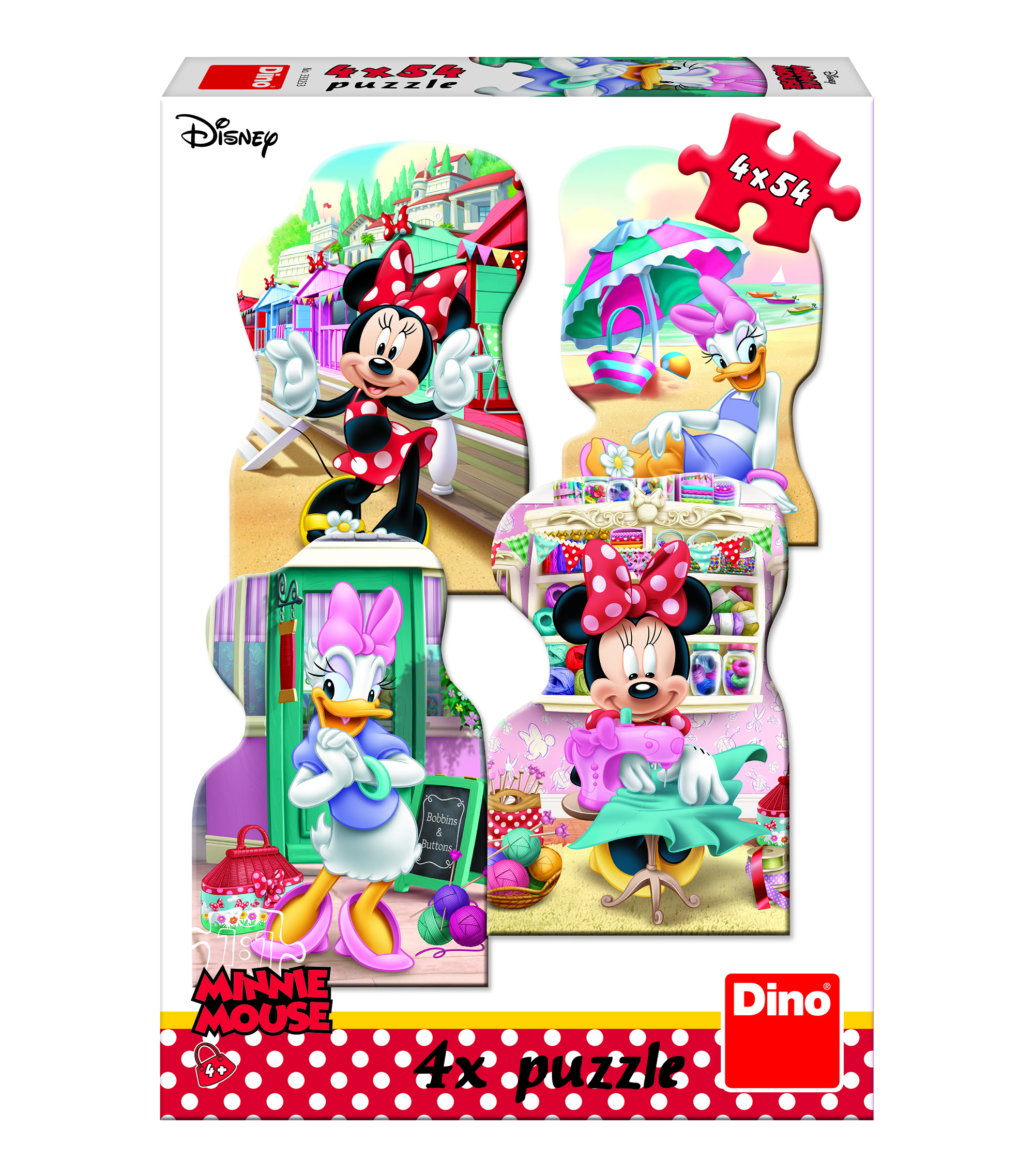 4 Puzzles - Minnie et Daisy