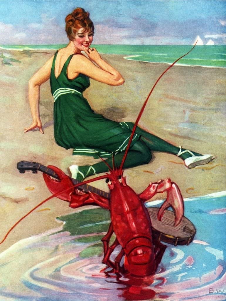 Vintage Images - Lobster Serenade
