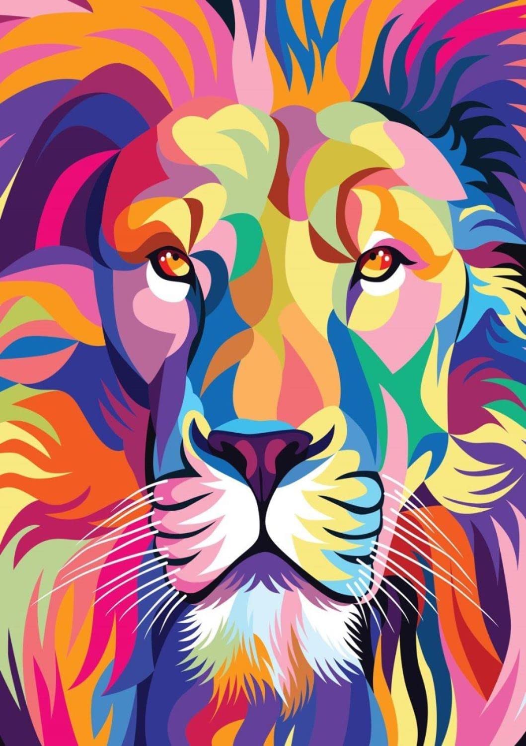 Lion Coloré