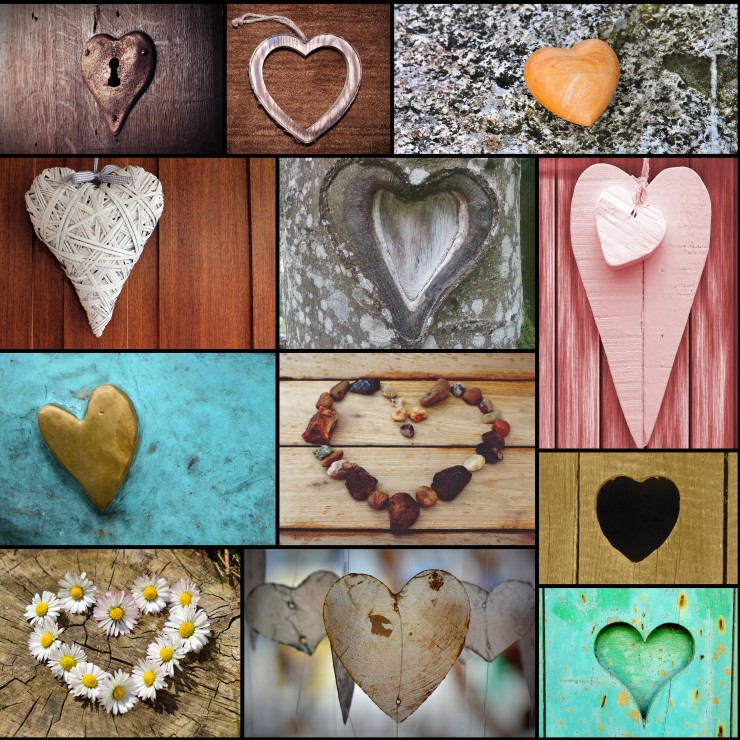 Puzzle en Bois - Collage - Love
