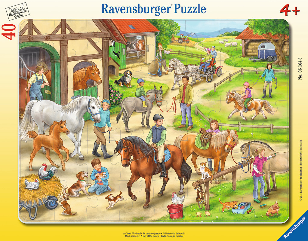 Puzzle Cadre Au Centre Equestre