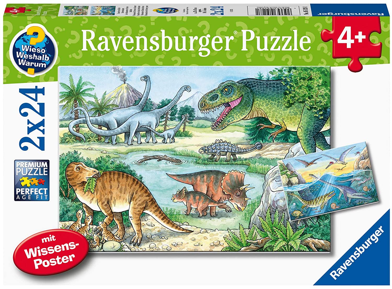 2 Puzzles - Les dinosaures et leurs Habitats