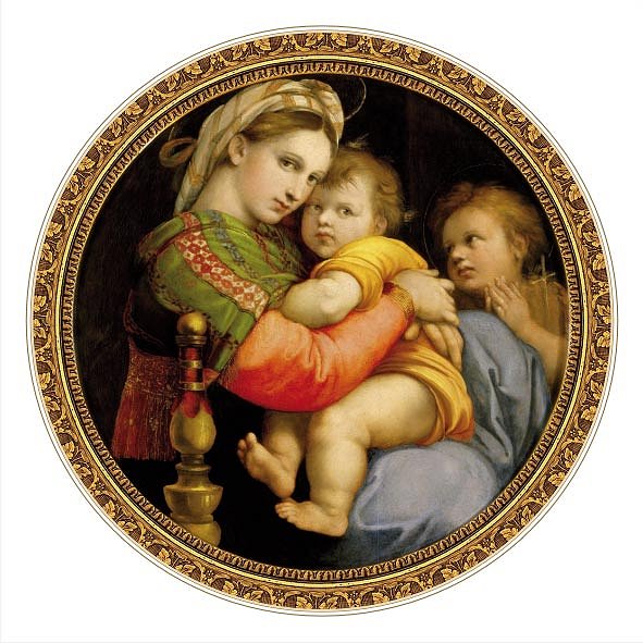 Raphael Raffaello Sanzio Madonna della Seggiola
