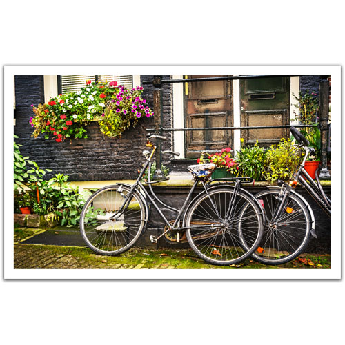 puzzle en plastique - pays-bas, amsterdam : vélos