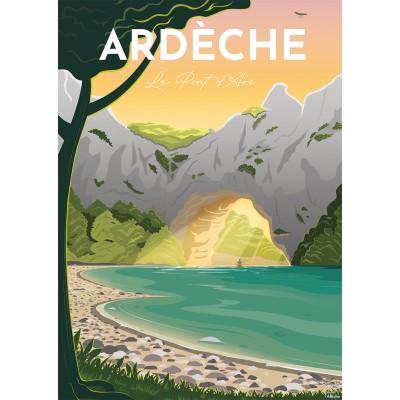 Puzzle Nathan-00952 Louis l'Affiche - Affiche de l'Ardèche