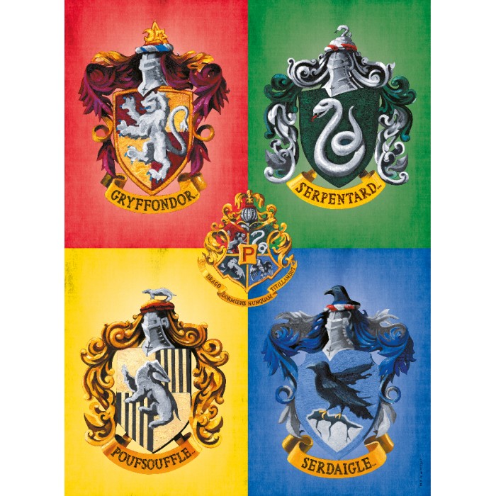 Puzzle Nathan-00955 Les Quatre Blasons de Poudlard