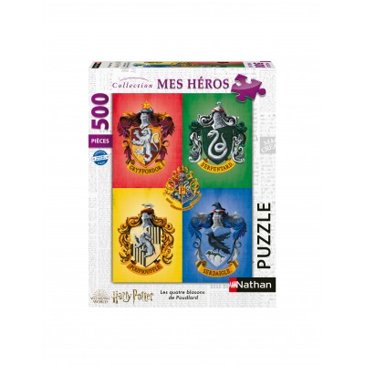 Puzzle Nathan-00955 Les Quatre Blasons de Poudlard