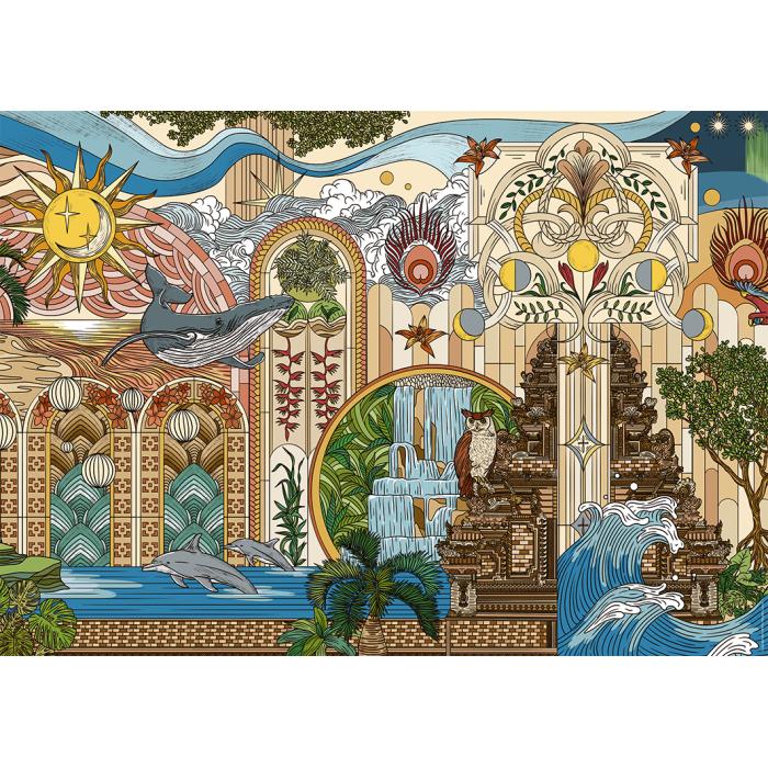 Puzzle  Nathan-01612 Le Jardin des Rêves
