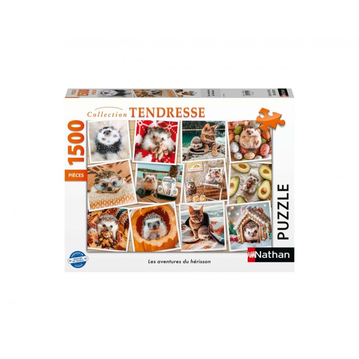 Puzzle  Nathan-01619 Les Aventures du Hérisson