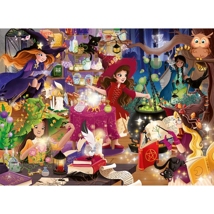 Puzzle  Nathan-04180 L'Atelier de Sorcellerie