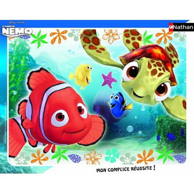 Nathan-86106 Puzzle cadre - Nemo et Squiz
