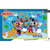  Nathan-86146 Puzzle Cadre - Les Amis de Mickey