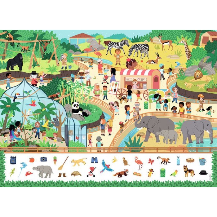 Puzzle Nathan-86152 Au Zoo