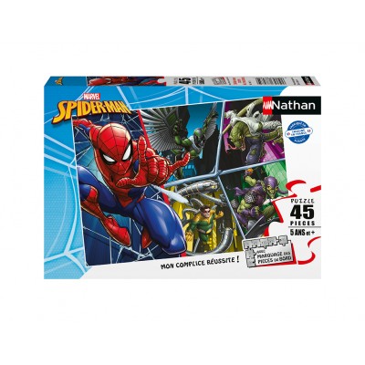 Puzzle Nathan-86185 Spider-Man Contre les Méchants